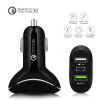 3 ports usb car charger type c car charger smart car charger fa